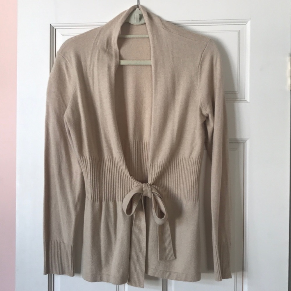 Cashmere cardigan sweater